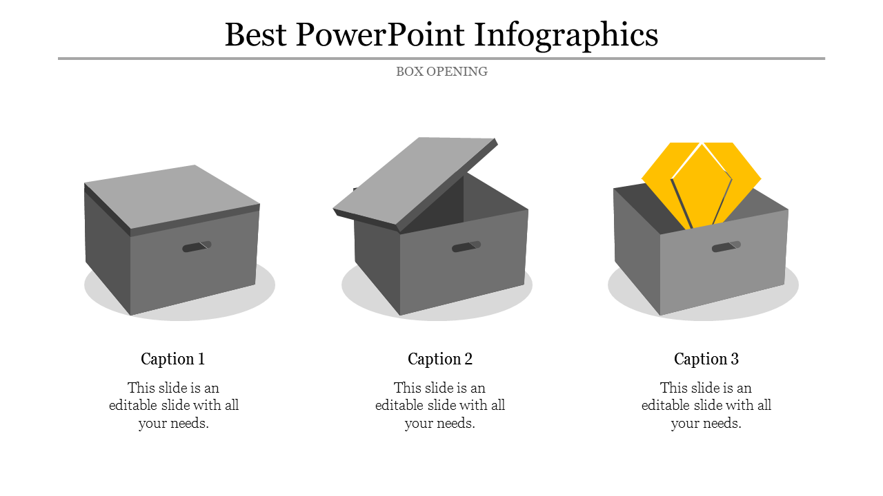 Free - Imaginative Best PowerPoint Infographics with Three Nodes